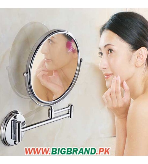 Bathroom Wall Mounted Extendable Chrome Magnifying Mirror